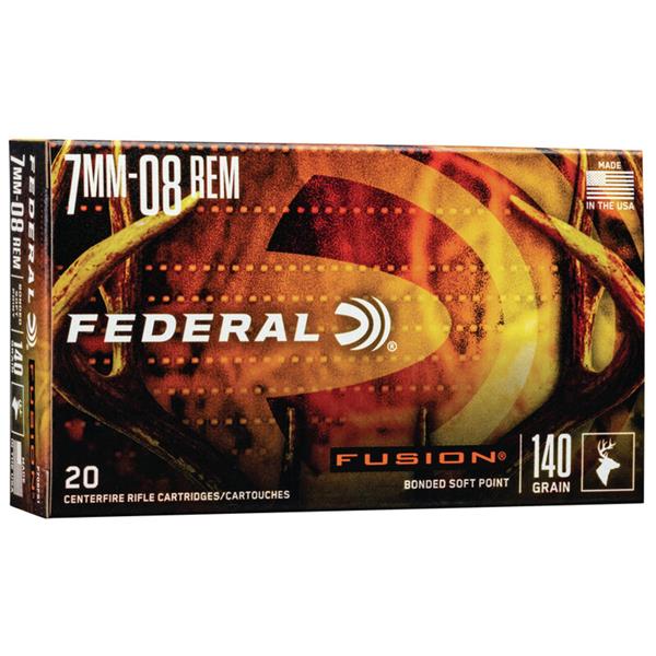 Federal Ammunition - Fusion 7MM-08 REM 140 GR