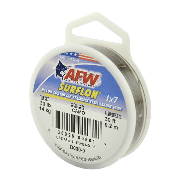 American Fishing Wire - Ligne de pêche Surflon de 30 pi