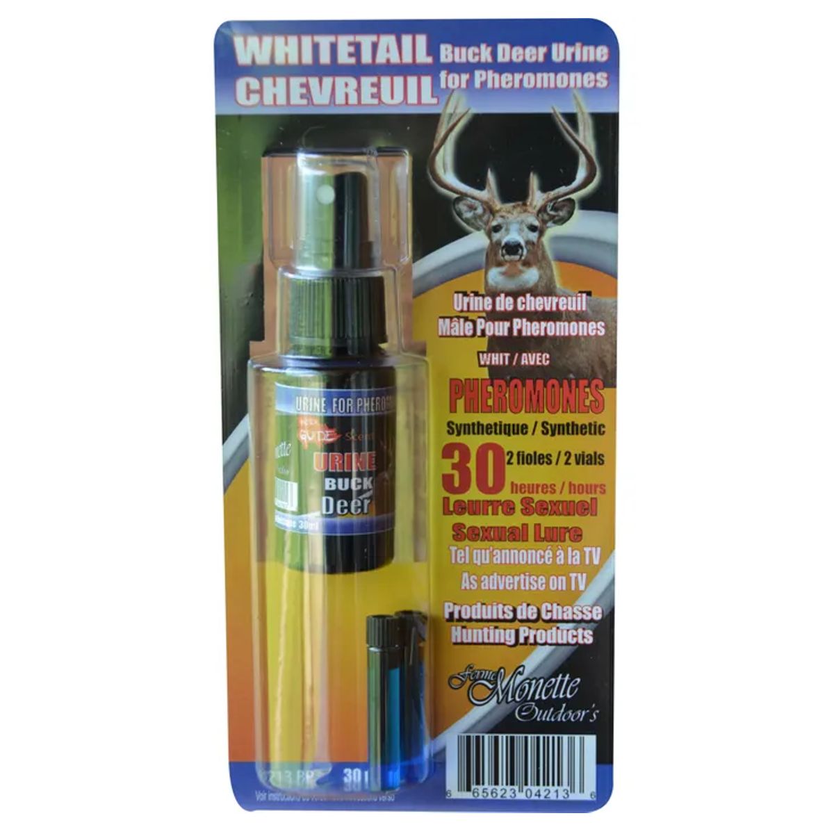 Ferme Monette Outdoor's - Male Whitetail Synthetic Pheromone and Urine Kit