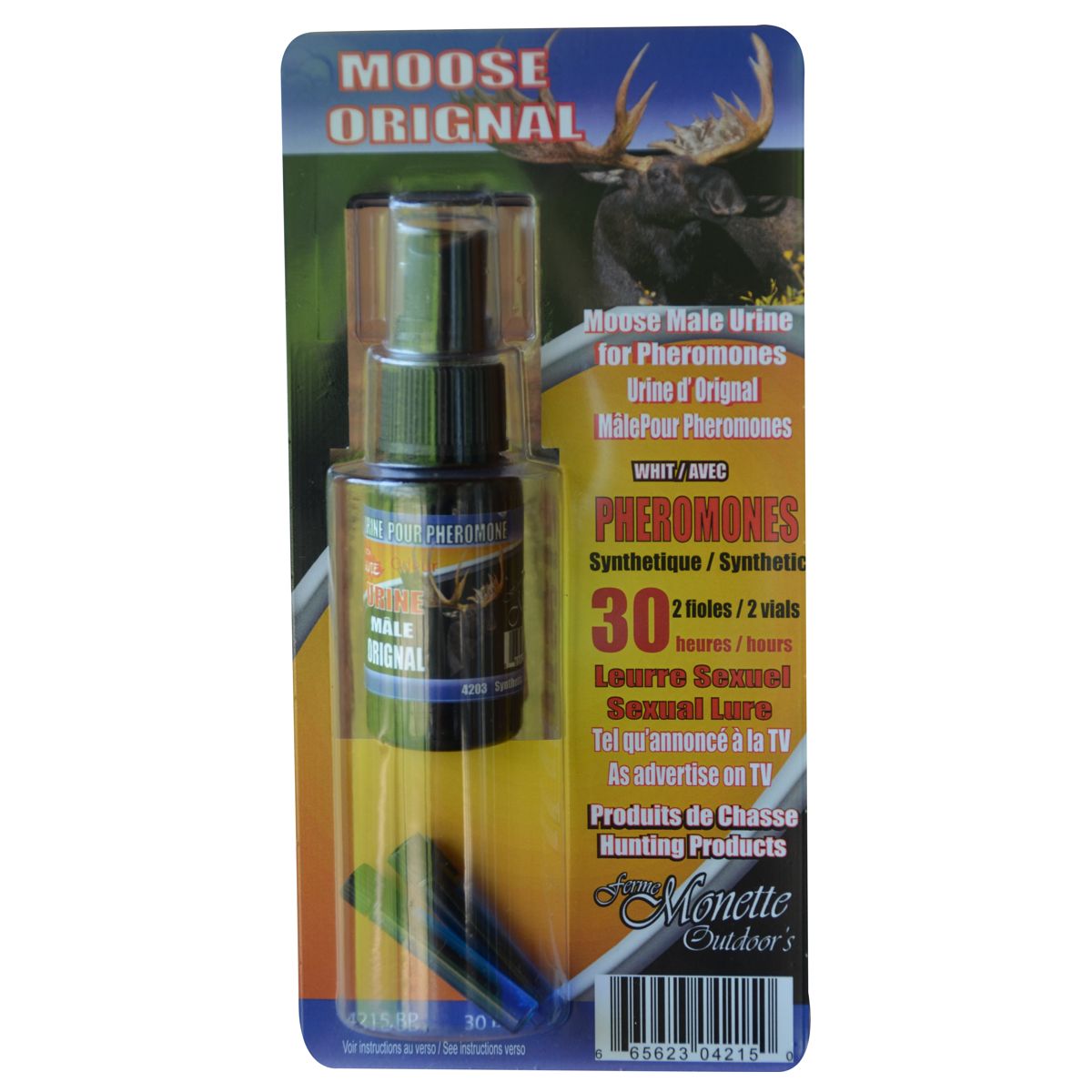 Ferme Monette Outdoor's - Male Moose Synthetic Pheromone and Urine Kit