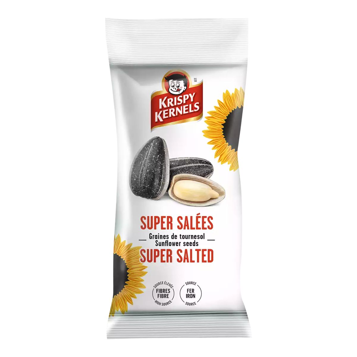 Krispy Kernels - Super Salted Sunflower Seeds - 40 g