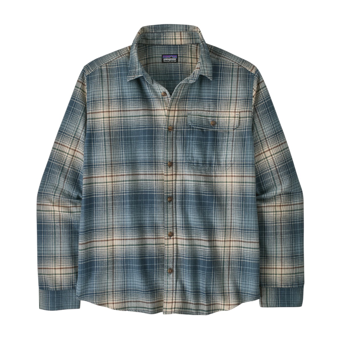 Patagonia - Chemise légère à manches longues en flanelle Fjord pour homme