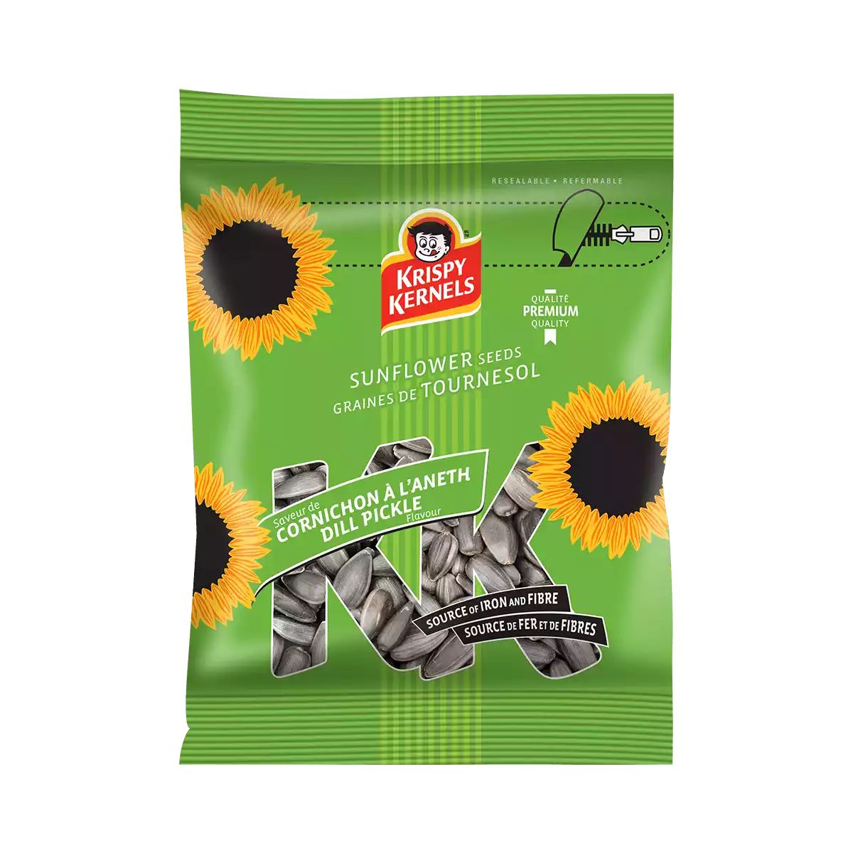 Krispy Kernels - Dill Pickle Sunflower Seeds - 200 g