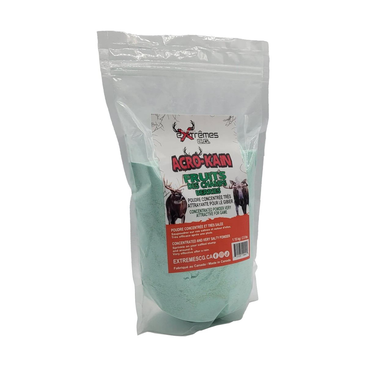 Extrêmes C.G. - Accro-Kain Saline 1.15 kg berries flavor