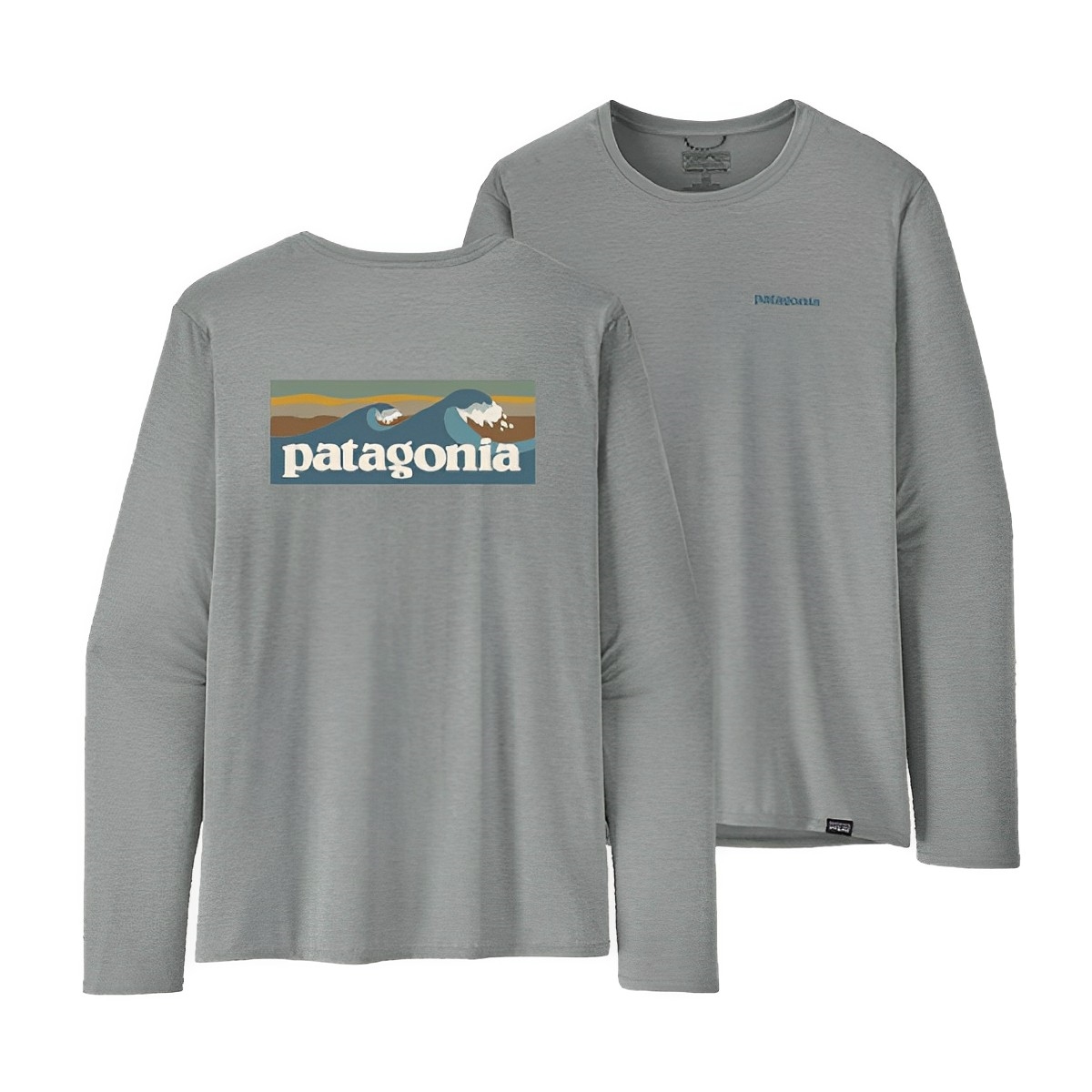 Men's Long-Sleeved Capilene® Cool Daily Graphic Shirt Waters