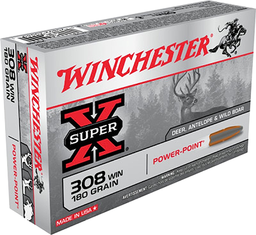 Balles Super X Power Max Bonded 308 Winchester 180gr Winchester