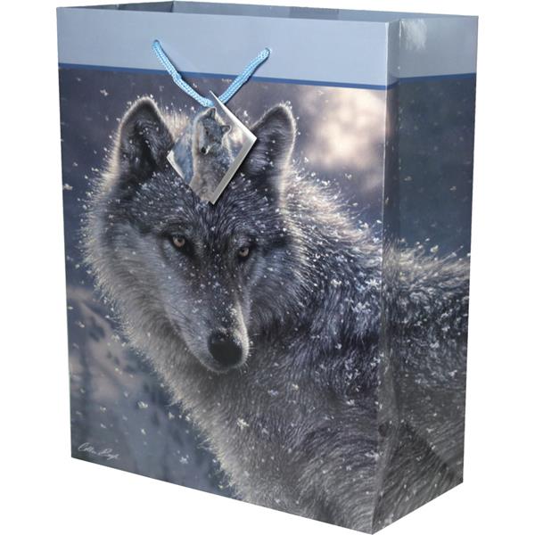 Rivers Edge Products - Sac cadeau avec imprimé de loup
