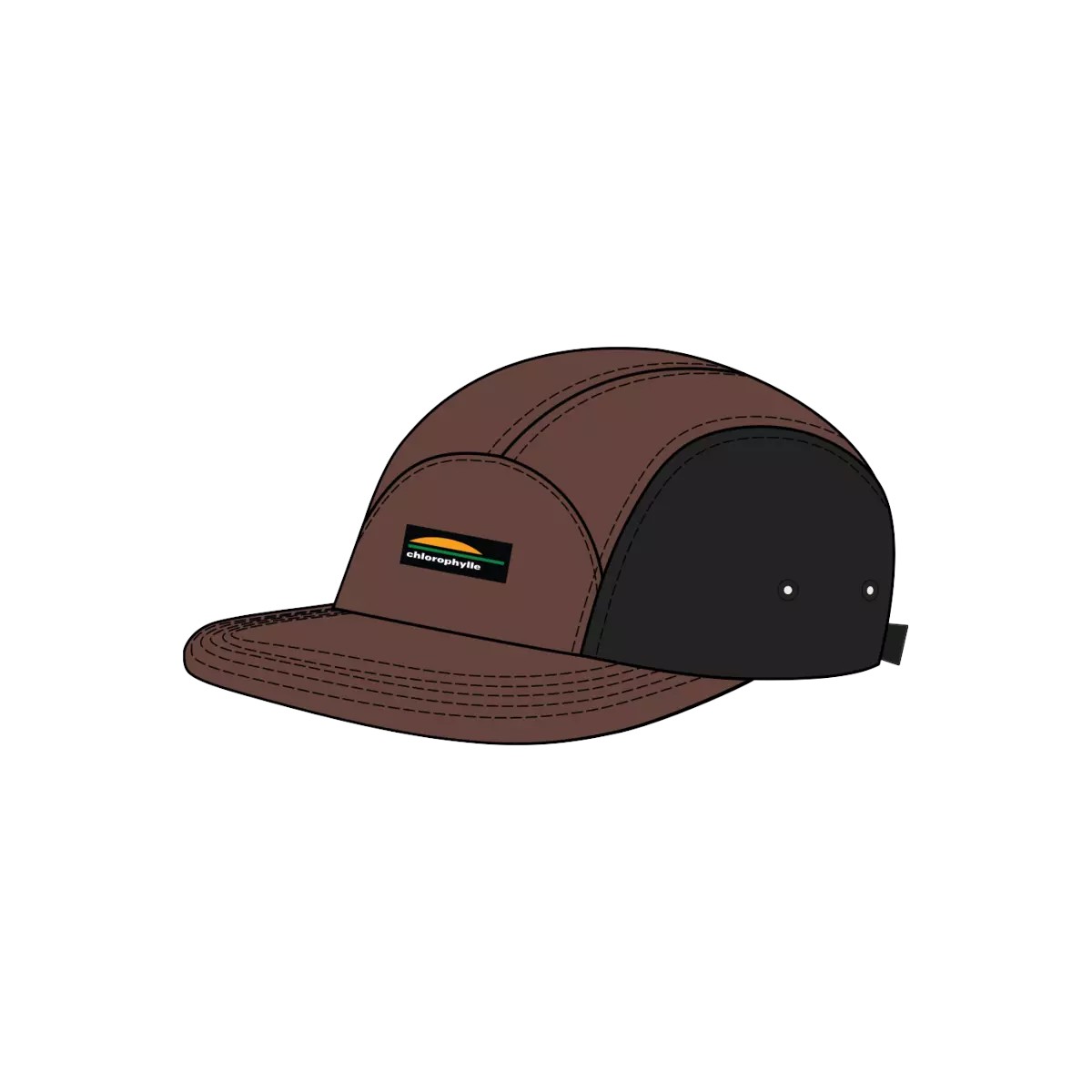 Chlorophylle - Casquette 5 panneaux Durango