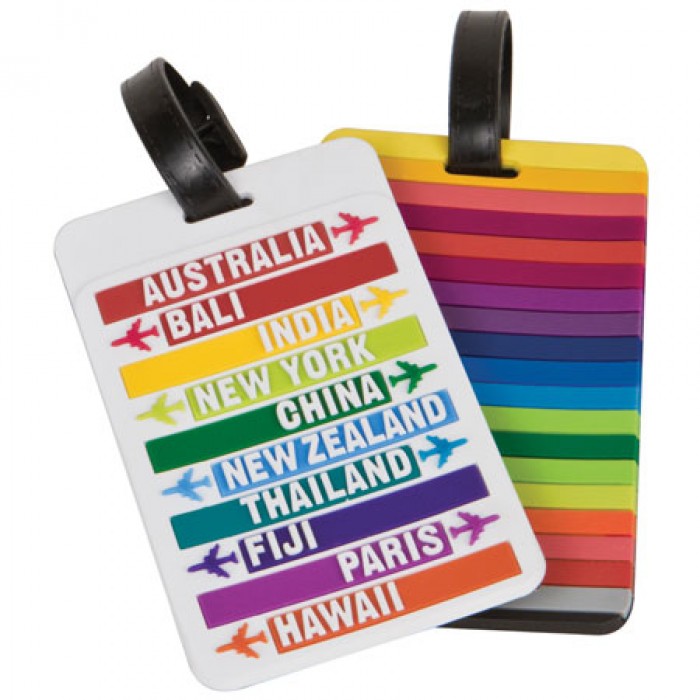 Travelon - Set of 2 Luggage Tags - Hot Spots 12740