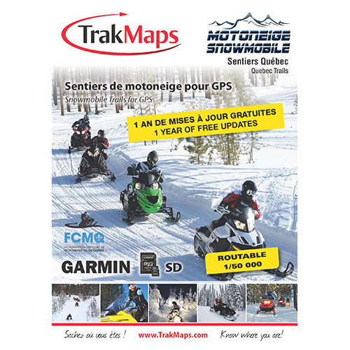 Trak Maps - Snowmobile Quebec GPS Map