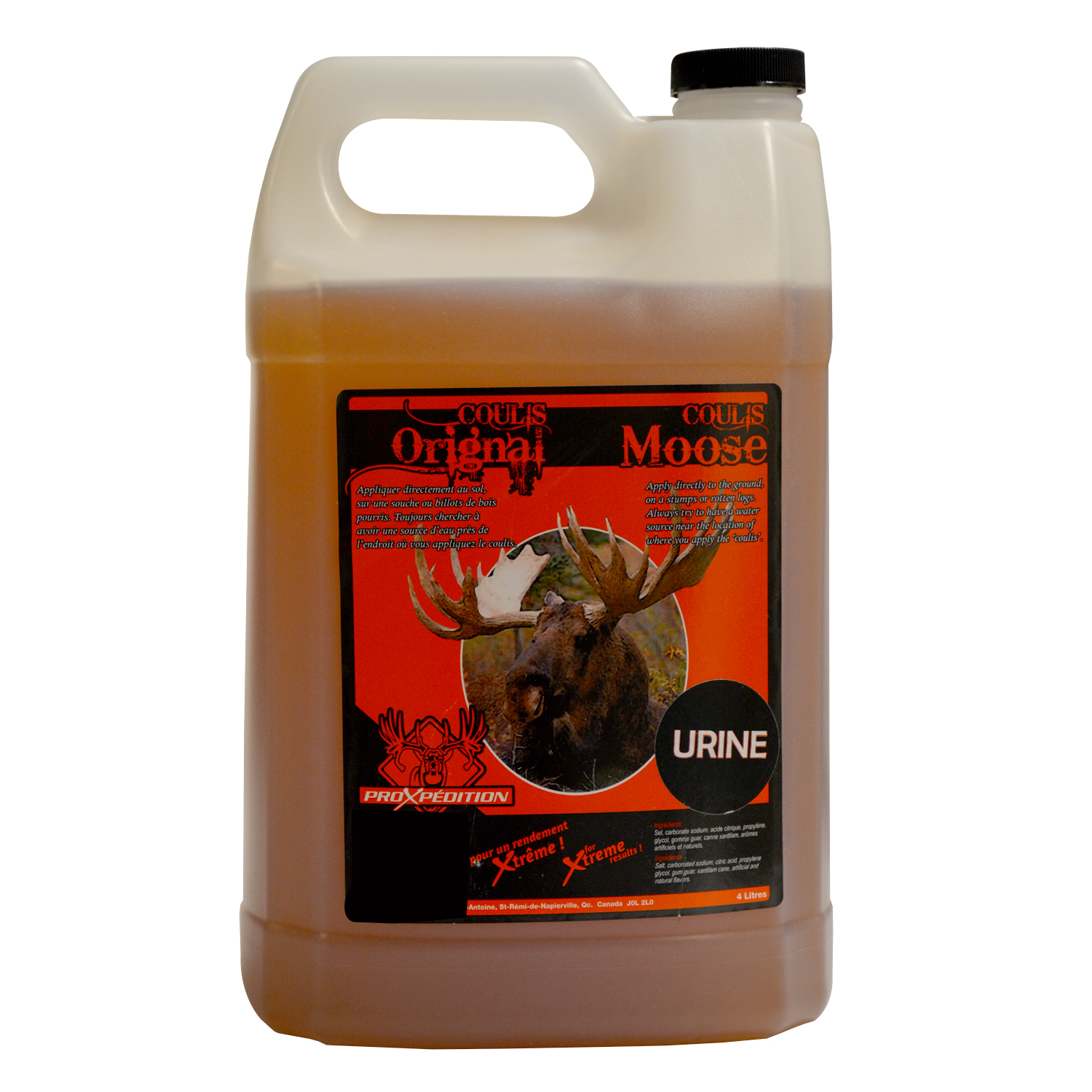 ProXpédition - 4L Urine Moose Coulis