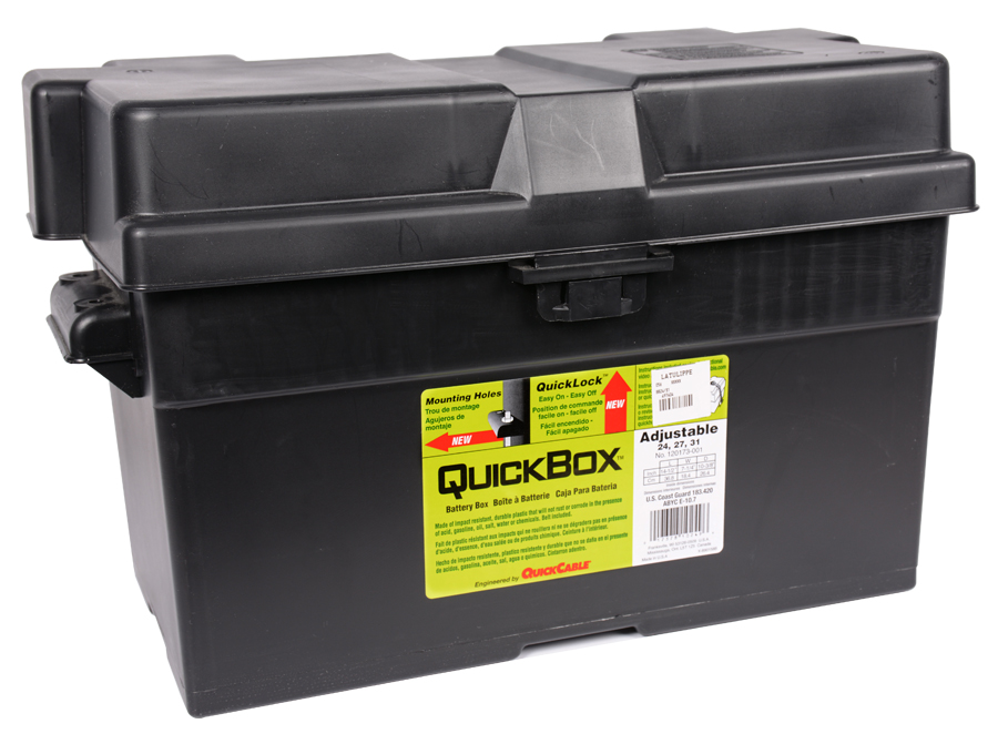 Coffre à batterie ajustable 120173001 Quick Cable Latulippe