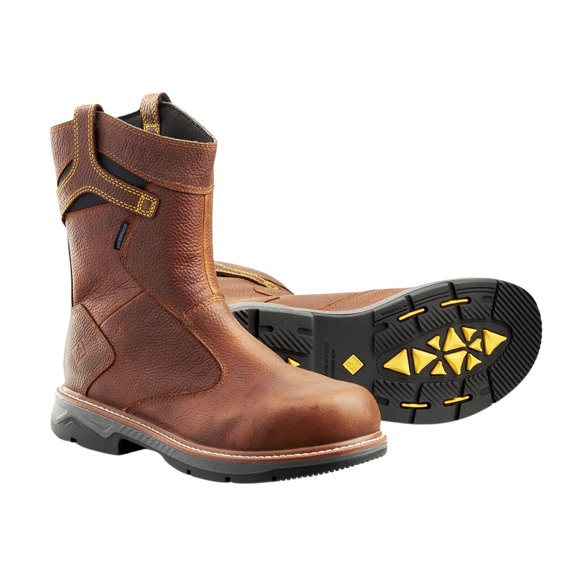 Terra - Bottes de sécurité imperméables Patton Wellington pour homme