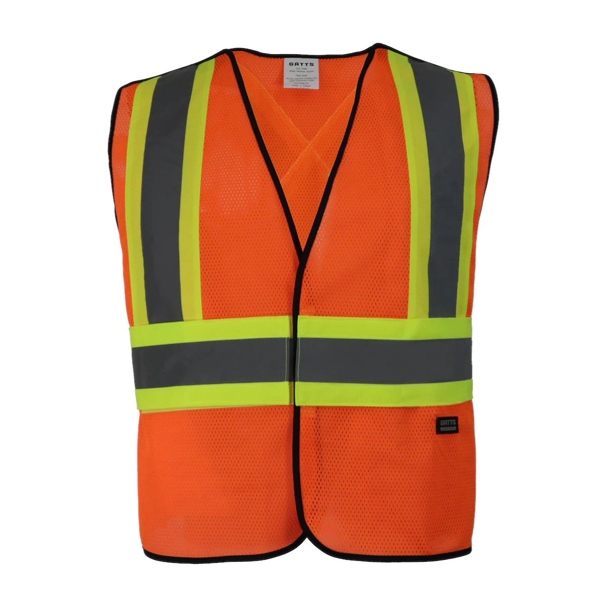 Gatts - Men's Hi-Vis Safety 5 Tear-Away Mesh Vest