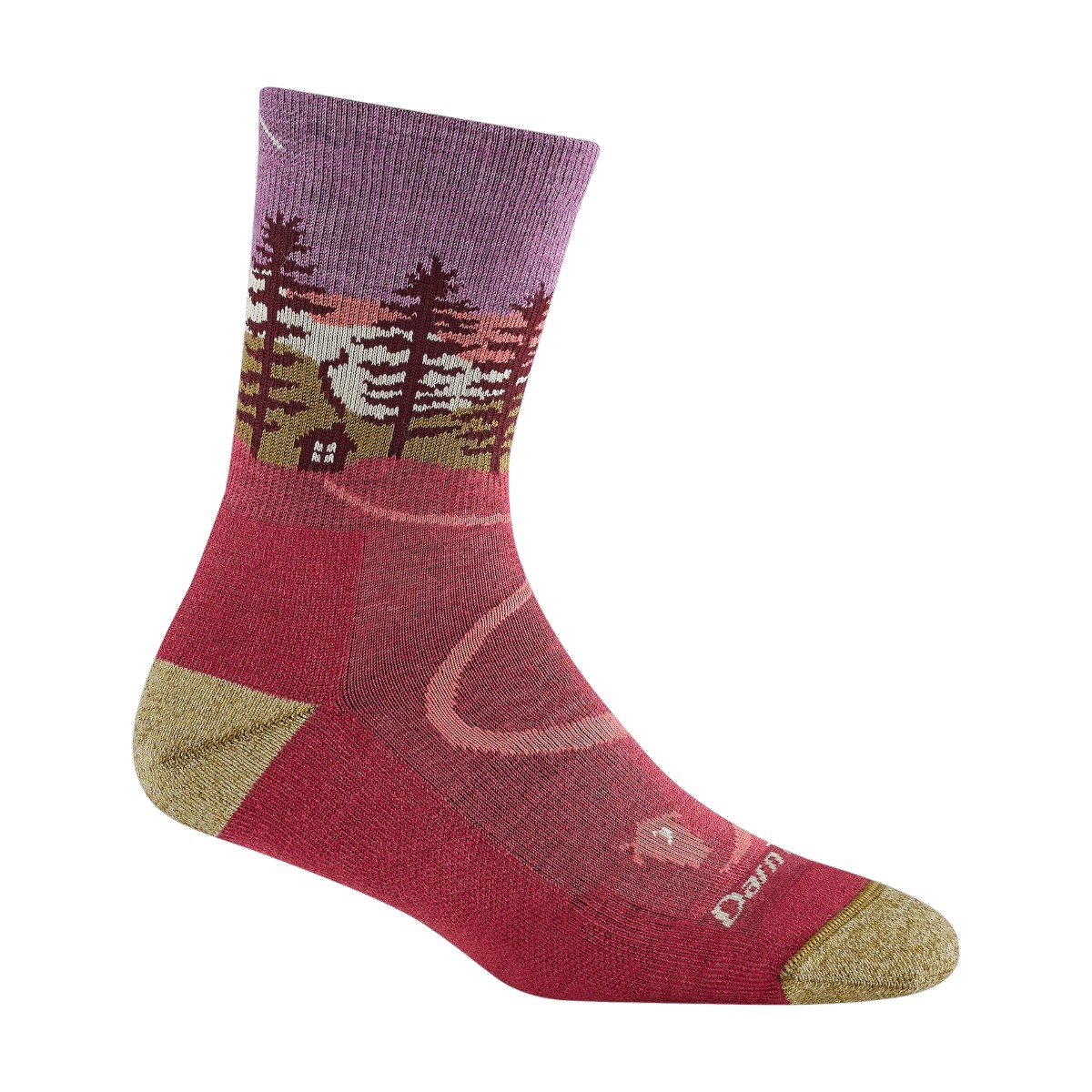 Darn Tough - Chaussettes de randonnée mi-épaisses micro-mollet Northwoods pour femme