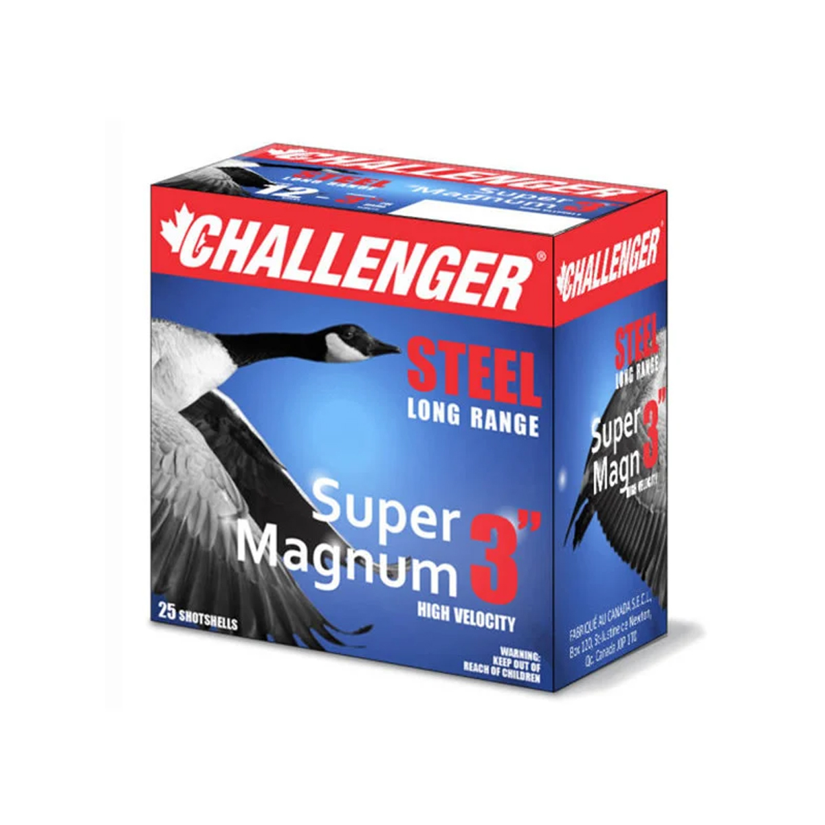 Challenger - 12GA 3" STEEL SHOT #3 - #4