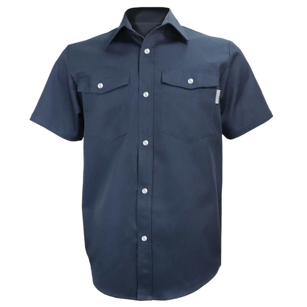 Chemise manche discount courte bouton pression