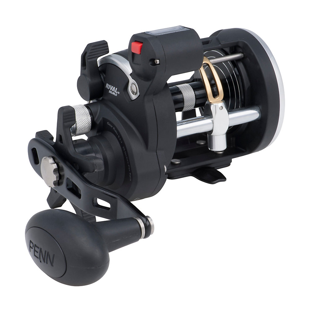 Penn - Rival Level Wind Casting Reel with Meter