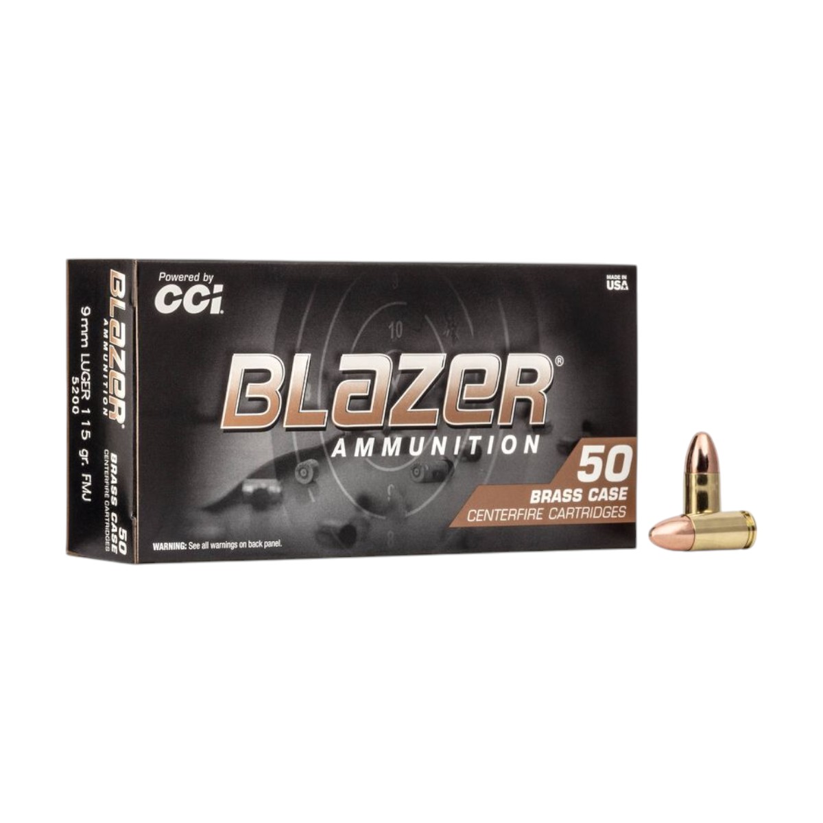 Blazer - Brass 9 MM Luger 115 GR