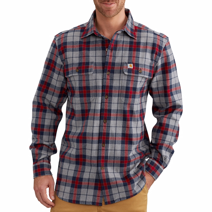 carhartt men's flannel shirts