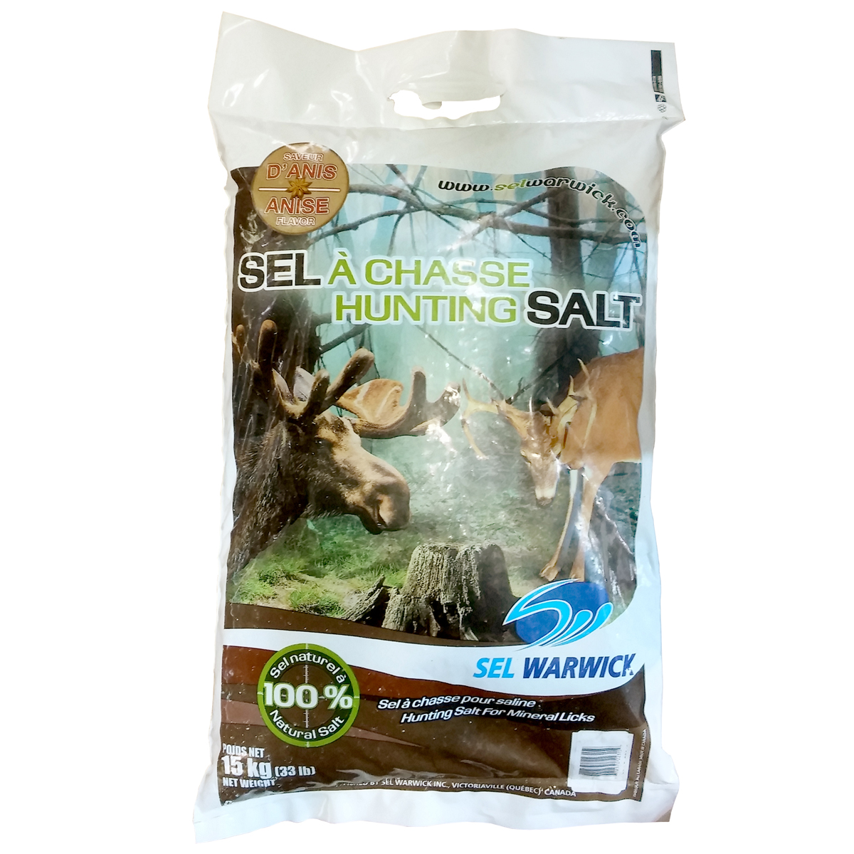 Sel Warwick - 15 kg Anise Flavored Salt Block