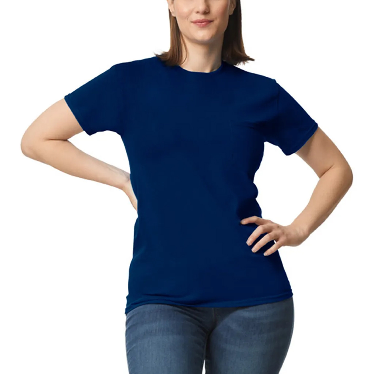 Gildan - T-shirt avec poche 5300