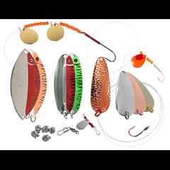 ETIC Toronto Wobbler Hologram Fishing Spoons Kit 100% Made of