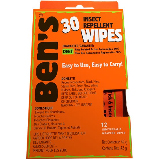 Ben's - Insect Repulsive Wipes