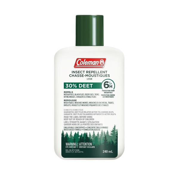 Coleman - Lotion chasse-moustique 30% DEET 240 ml