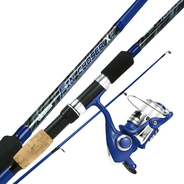 OKUMA Fin Chaser X Series Spinning Rod and Reel Combo - 2 pcs