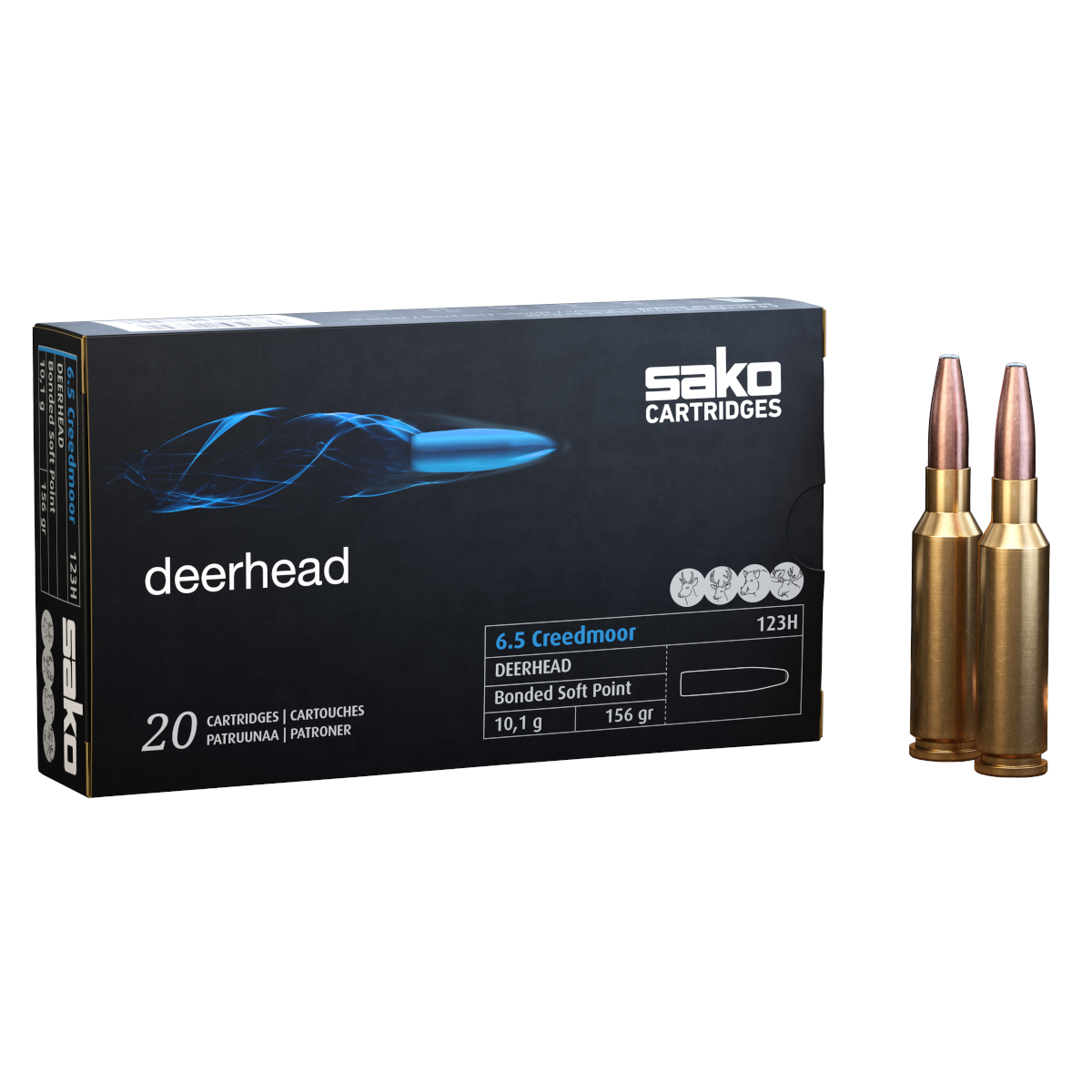 Sako - Deerhead 6.5 CREEDMOOR 156 GR