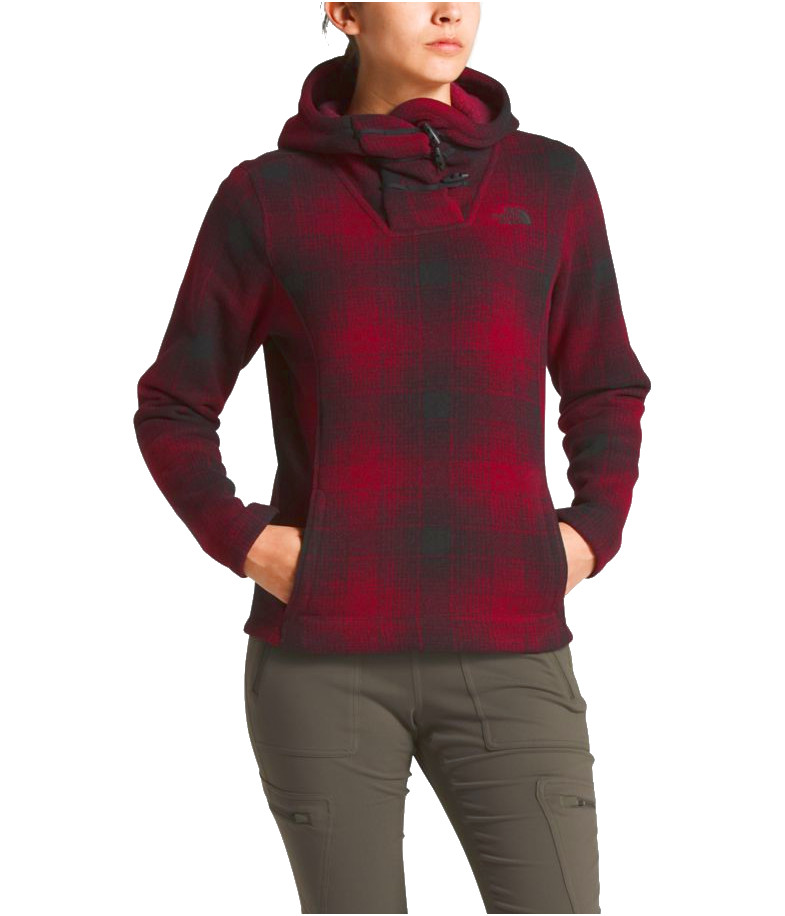 north face women's crescent hooded pullover