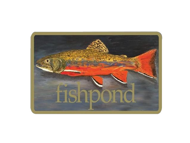Fishpond - Autocollant Brookie