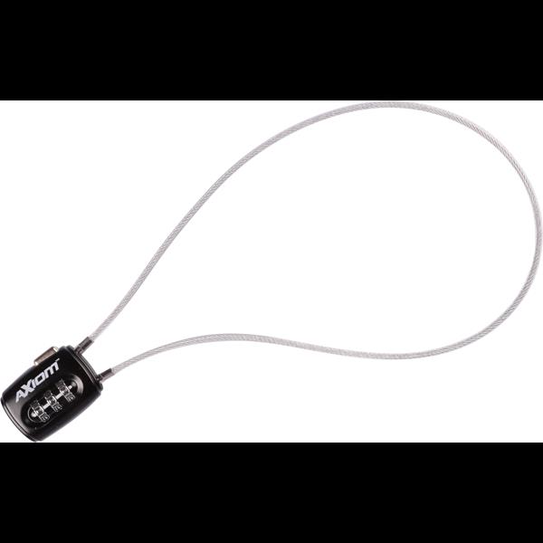 Axiom - Combo Pad Lock w/ Long Cable