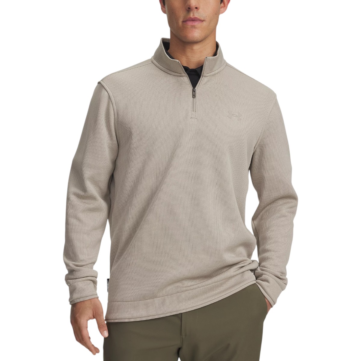 Under Armour - Haut à fermeture à glissière un quart UA Molletonné pour homme