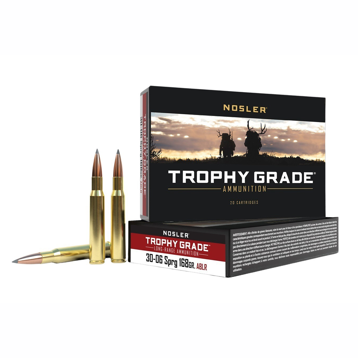 Nosler - Trophy Grade Long Range 30-06 SPRG 168 GR