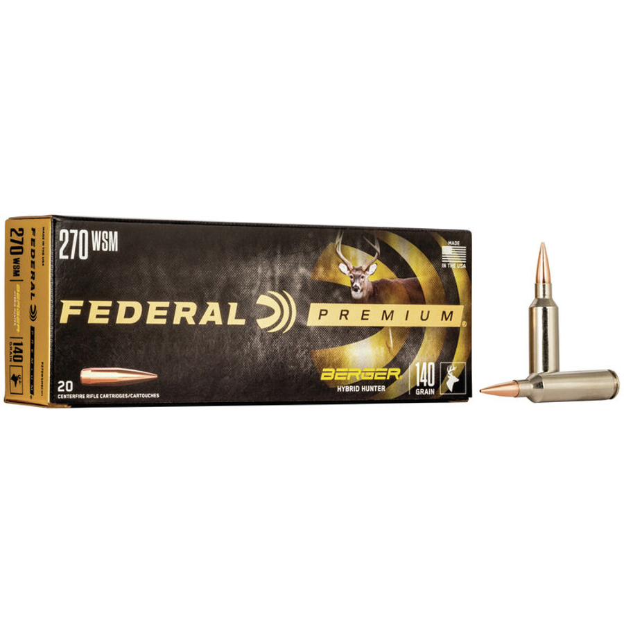 Federal Ammunition - Berger Hybrid Hunter 270WSM
