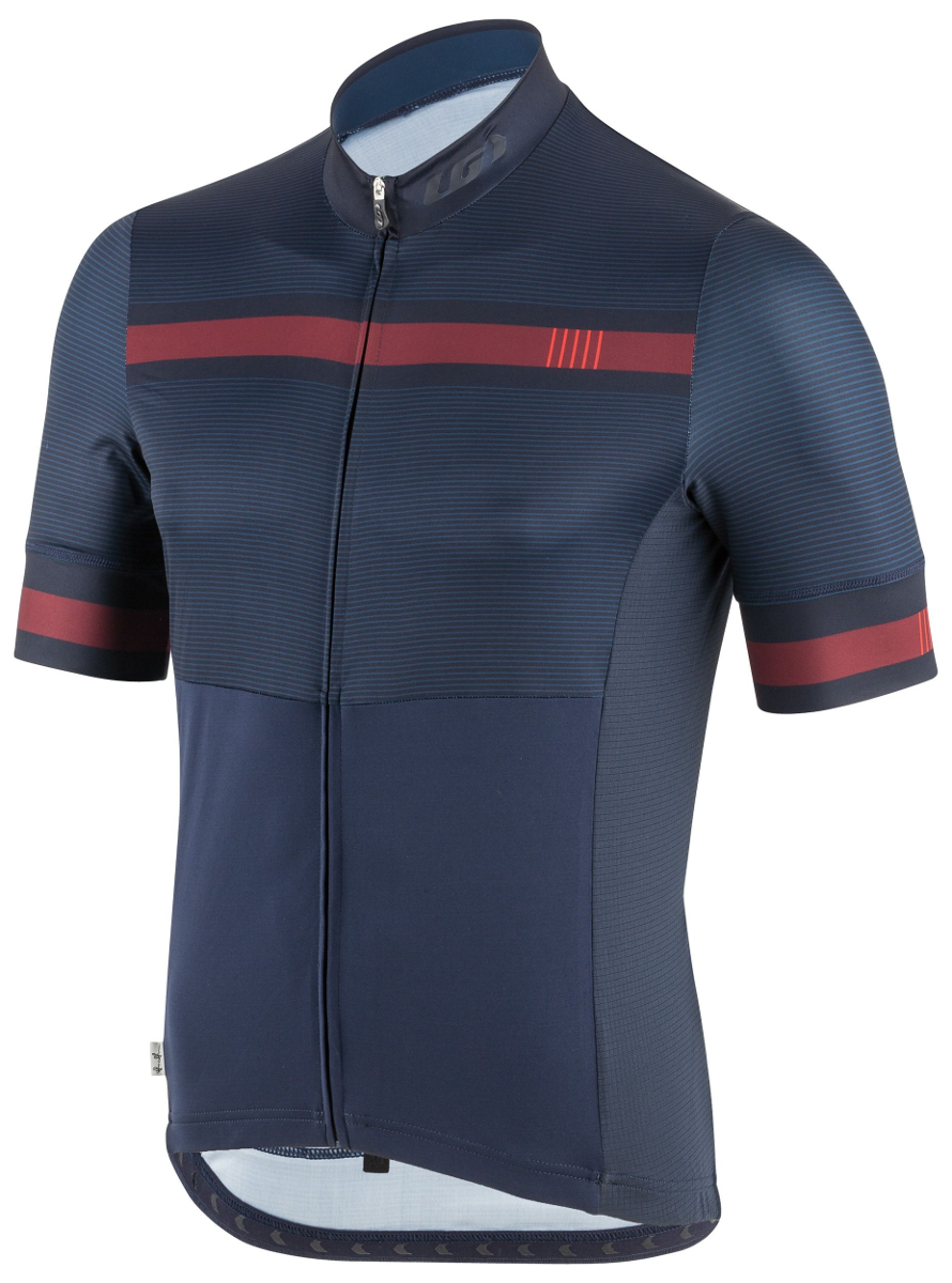 Sweat Cycliste Vintage Louis Garneau, Homme Taille M, Bleu Col Rond, Coton