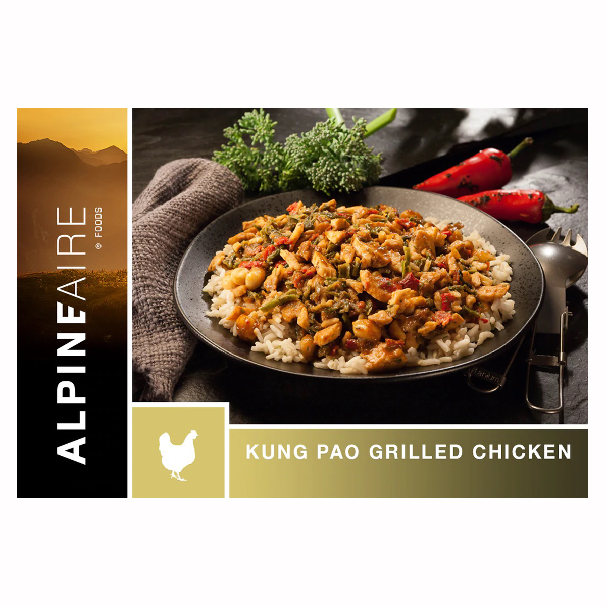 AlpineAire Foods - Poulet grillé Kung Pao