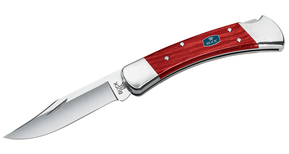 Couteau Pliant Américain Buck 110, Manche Bois, Occasion