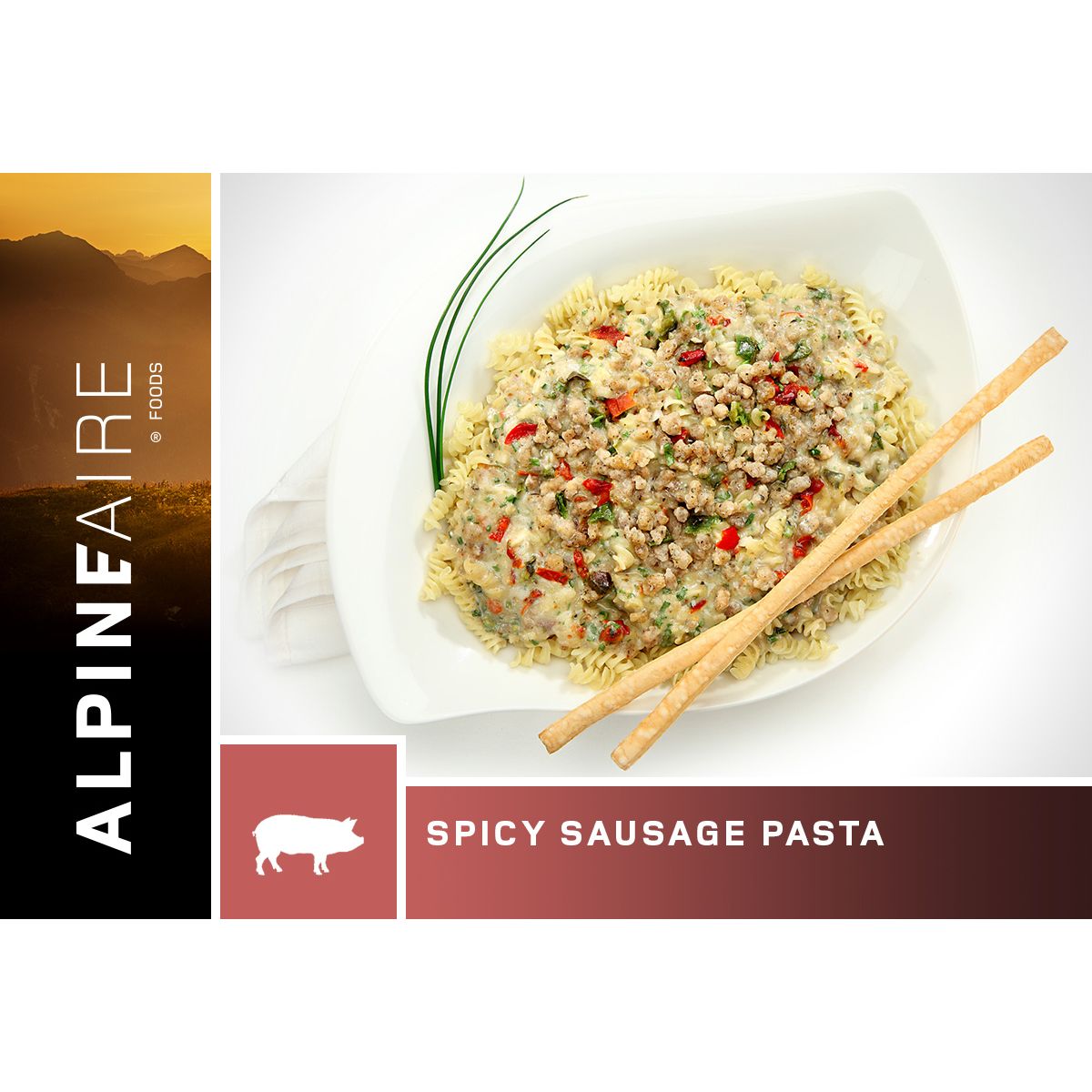 AlpineAire Foods - Pâtes aux saucisses épicées