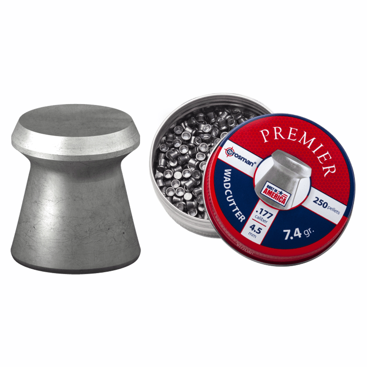 Crosman - Plombs Wadcutter ,177