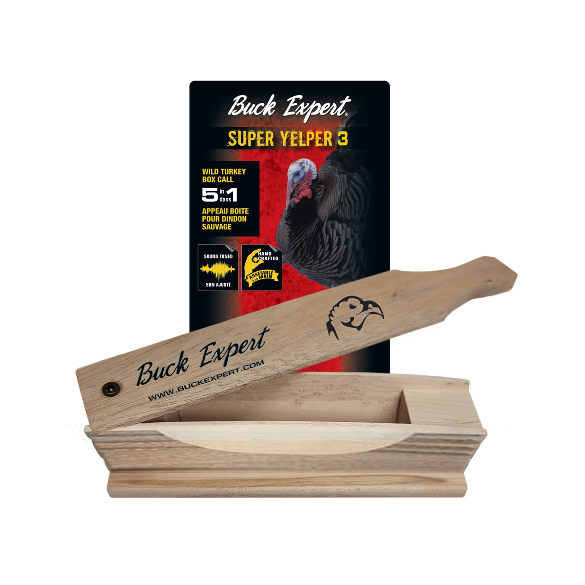 Buck Expert - Super Yelper 3 Half Moon Turkey Box Call