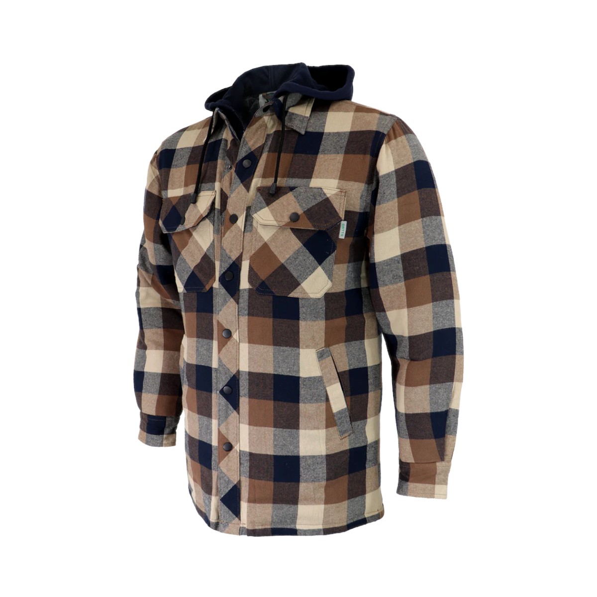 Gatts - Men's 630DCF Flanel Lined Shirt with Hood