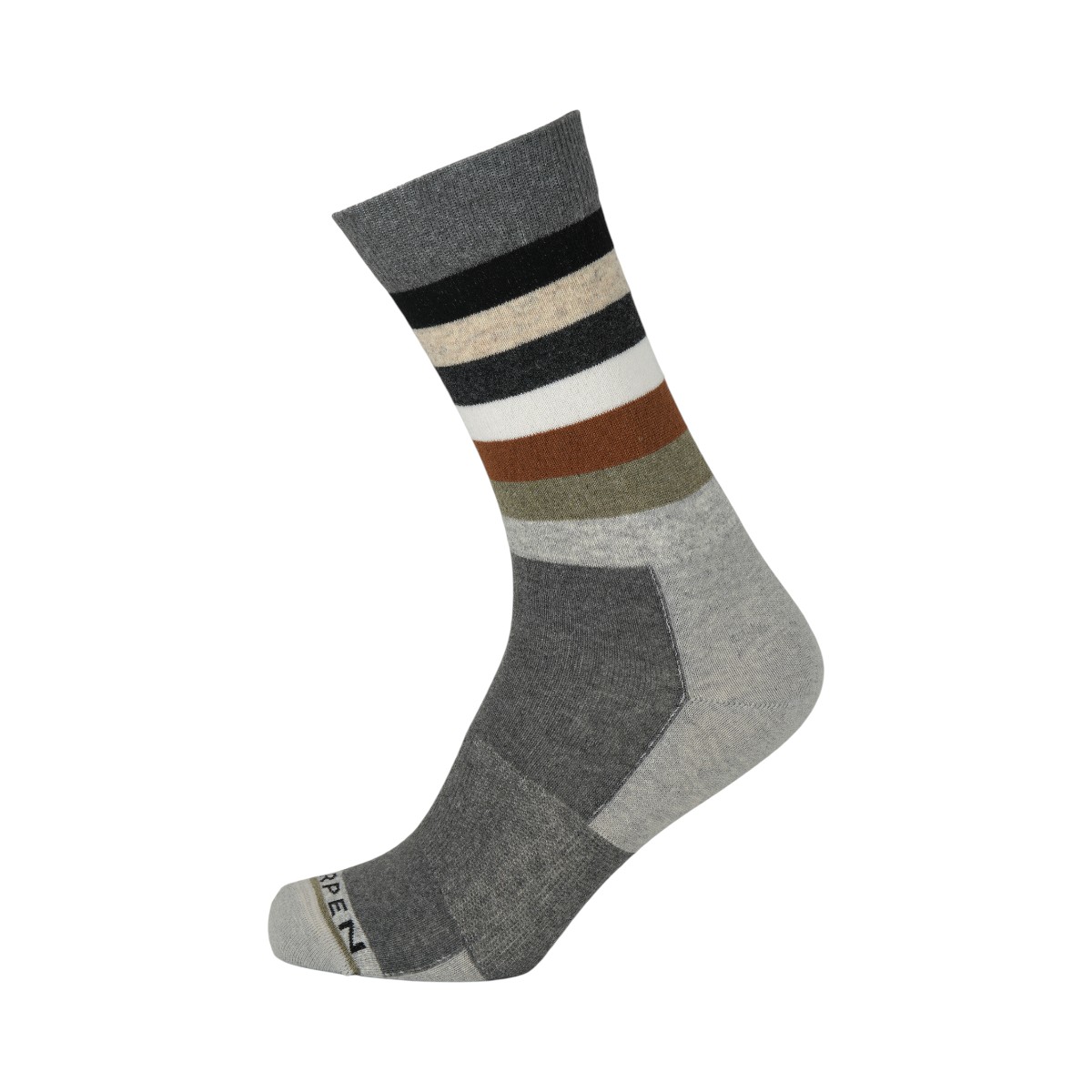 Lorpen - Lifestyle Wool Stripe Crew Socks