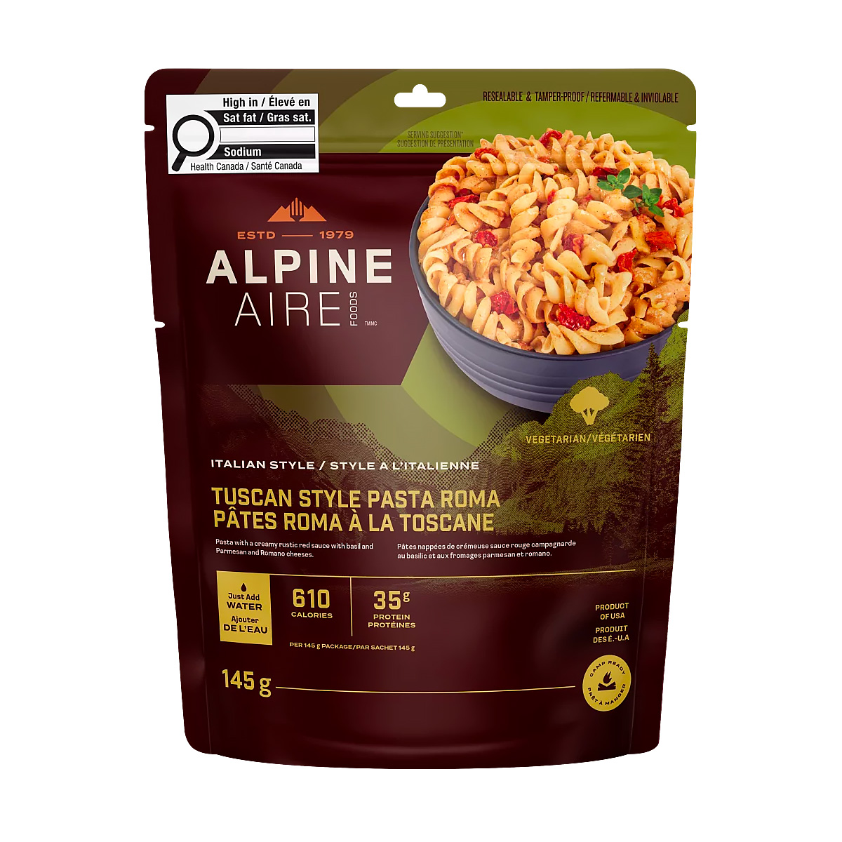 AlpineAire Foods - Tuscan Style Pasta Roma