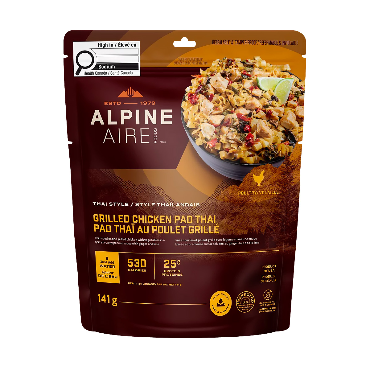 AlpineAire Foods - Grilled Chicken Pad Thaï