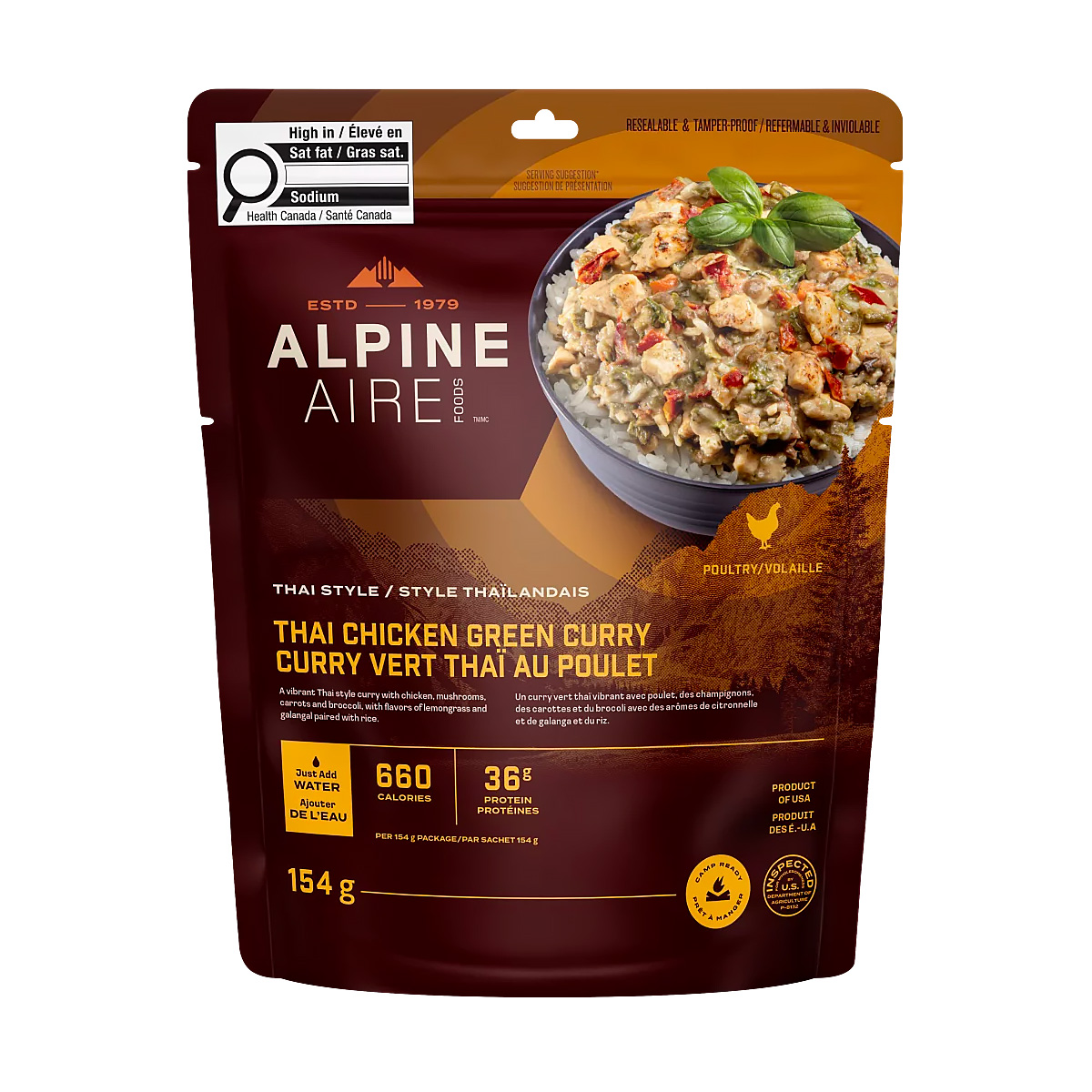 AlpineAire Foods - Thai Chicken Green Curry