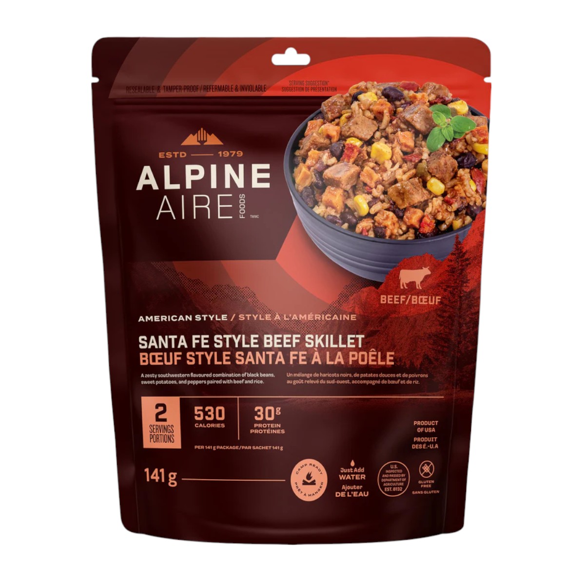 AlpineAire Foods - Poêlée de boeuf de Santa Fe
