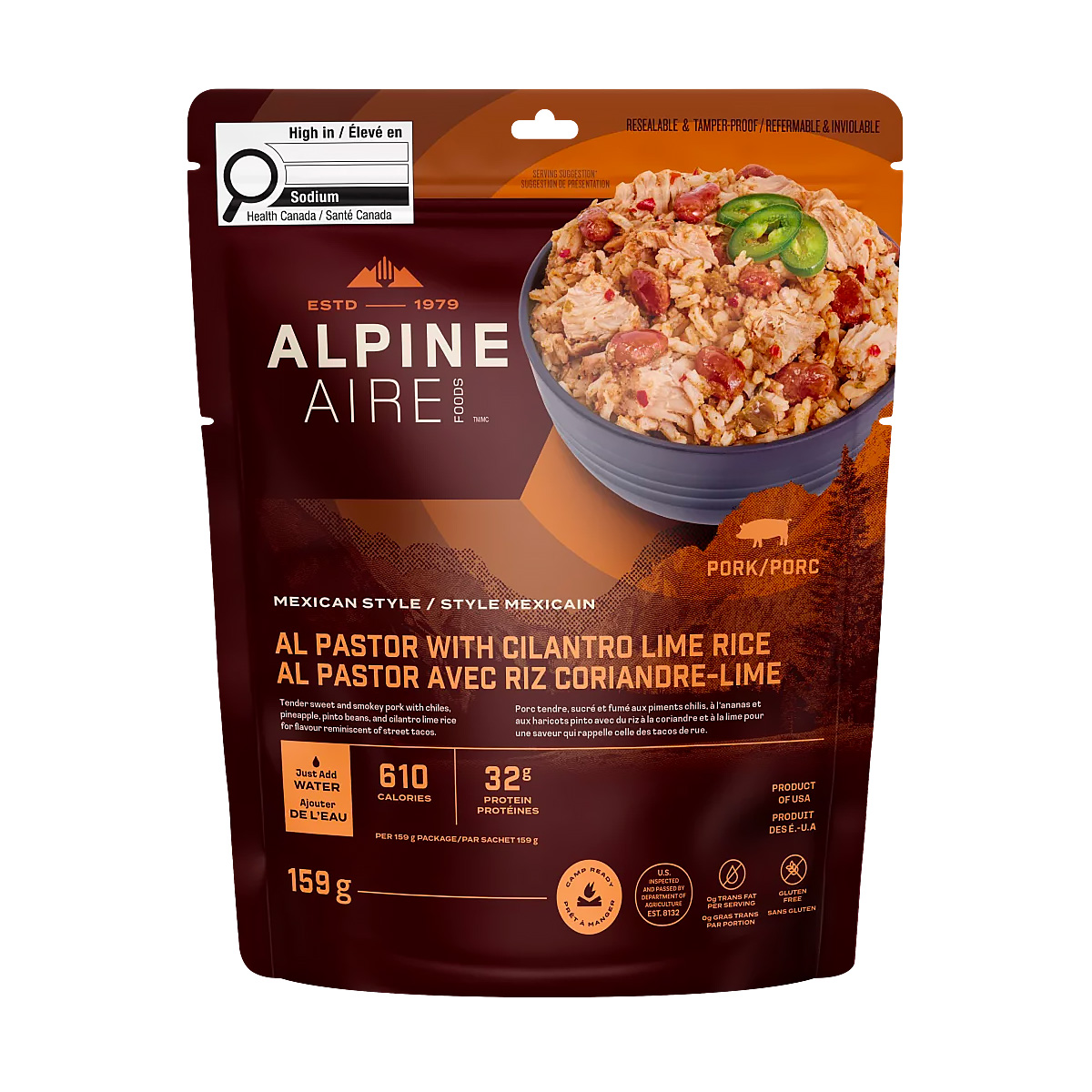 AlpineAire Foods - Al Pastor with Cilantro Lime Rice